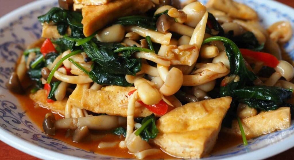Mushroom & Tofu Stir-Fry
