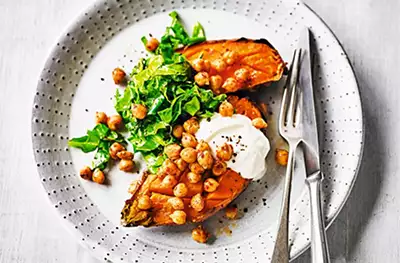 Garbanzo Beans Sweet Potato