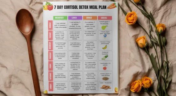 7-Day Mediterranean Cortisol Detox Meal Plan 
